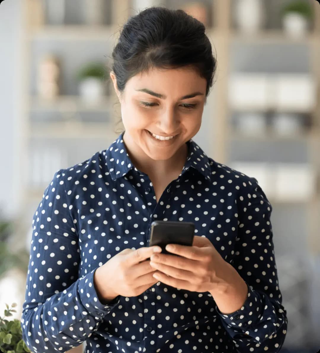 Man Holding Phone Image